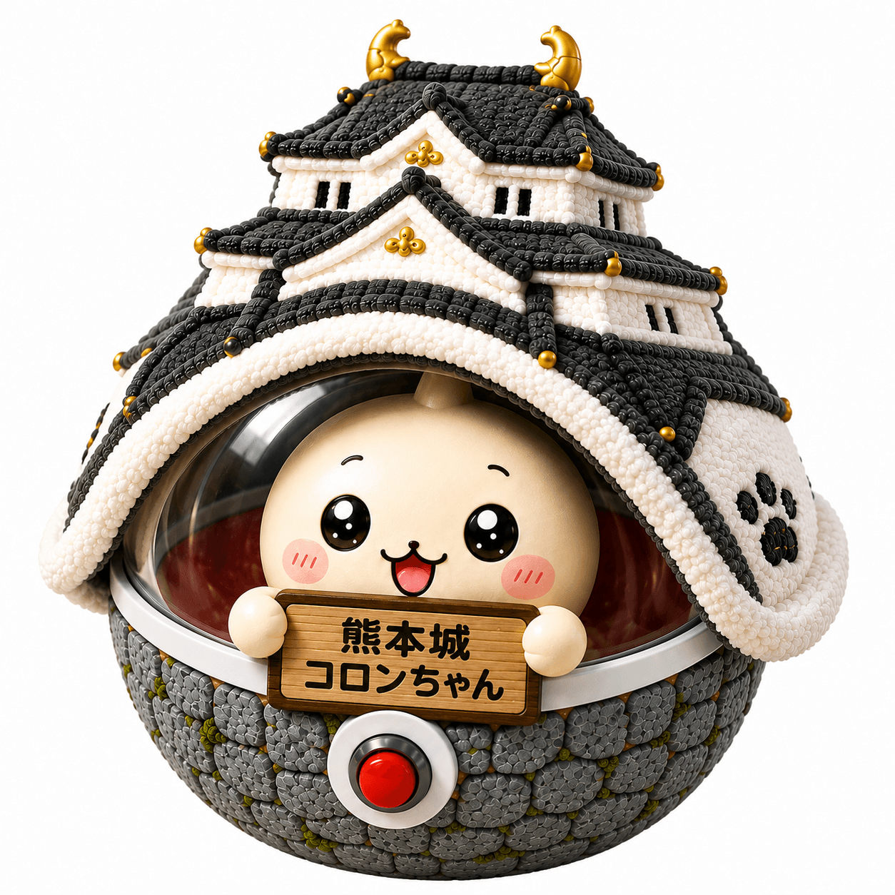 熊本城 コロンちゃんのデザイン